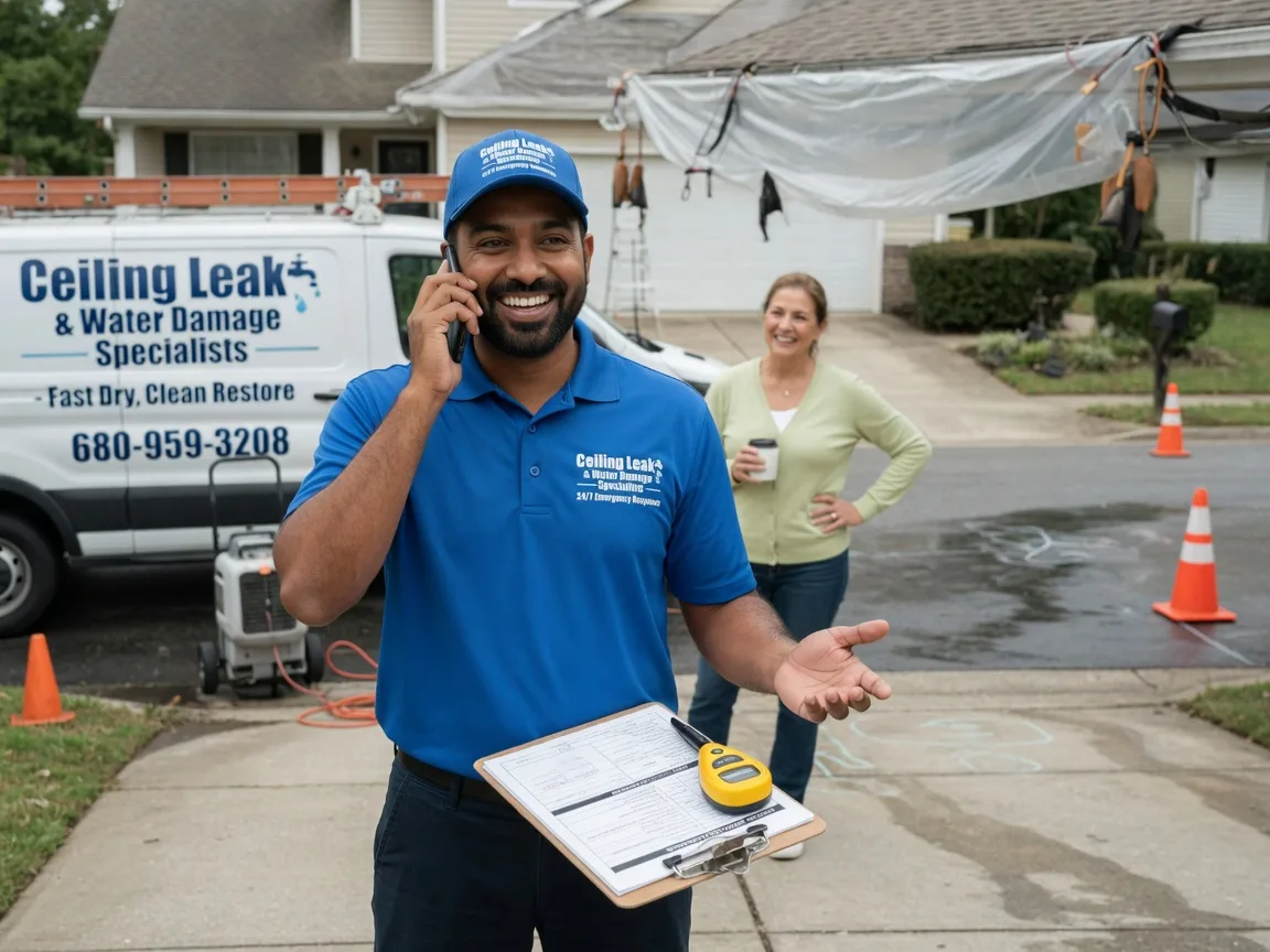 Ceiling Leak Cleanup Fulshear, TX FAQs